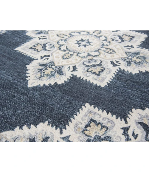 Rizzy Resonant Area Rug RS070B 2'6" x 8' Dark Blue