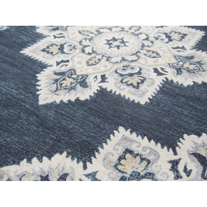 Rizzy Resonant Area Rug RS070B 5' x 8' Dark Blue