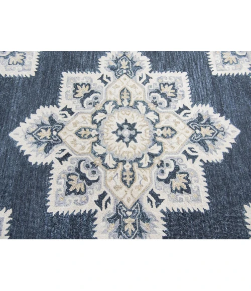 Rizzy Resonant Area Rug RS070B 2'6" x 8' Dark Blue