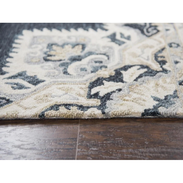 Rizzy Resonant Area Rug RS070B 5' x 8' Dark Blue