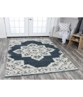 Rizzy Resonant Area Rug RS070B 8' x 10' Dark Blue
