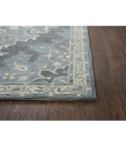 Rizzy Home Resonant RS932A Dark Gray / Blue Gray Area Rug 2 ft. 6 in. X 8 ft. Rectangle