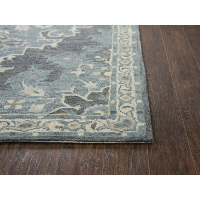 Rizzy Resonant Area Rug RS932A 5' x 8' Dark Gray