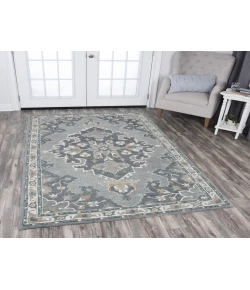 Rizzy Home Resonant RS933A Gray / Beige Area Rug 8 ft. X 10 ft. Rectangle
