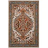Rizzy Home Sapphire Beige/Blue SAH450 7 ft. 9 in. X 9 ft. 9 in. Rectangle Rug