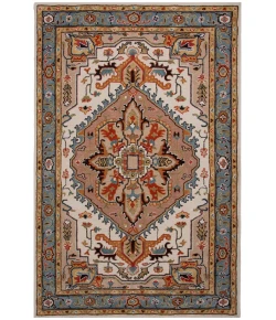 Rizzy Home Sapphire Beige/Blue SAH450 5 ft. X 8 ft. Rectangle Rug