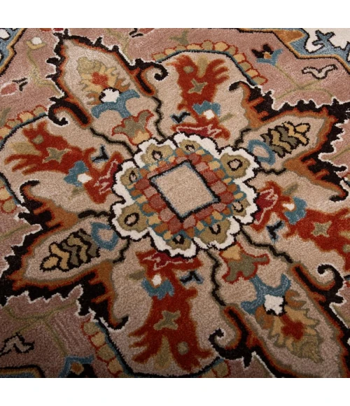 Rizzy Home Sapphire Beige/Blue SAH450 5 ft. X 8 ft. Rectangle Rug