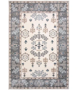 Rizzy Home Sapphire Ivory/Gray SAH550 5 ft. X 8 ft. Rectangle Rug