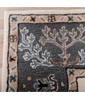Rizzy Home Sapphire Ivory/Gray SAH550 5 ft. X 8 ft. Rectangle Rug