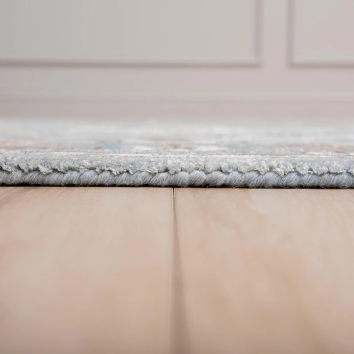 Rizzy Home Sapphire Blue/Gray SAH664 8 ft. 9 in. X 11 ft. 9 in. Rectangle Rug