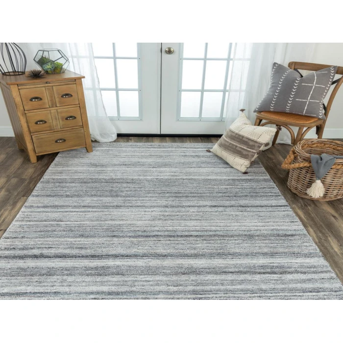 Rizzy Seasand Area Rug SEA102 8'6" x 11'6" Gray