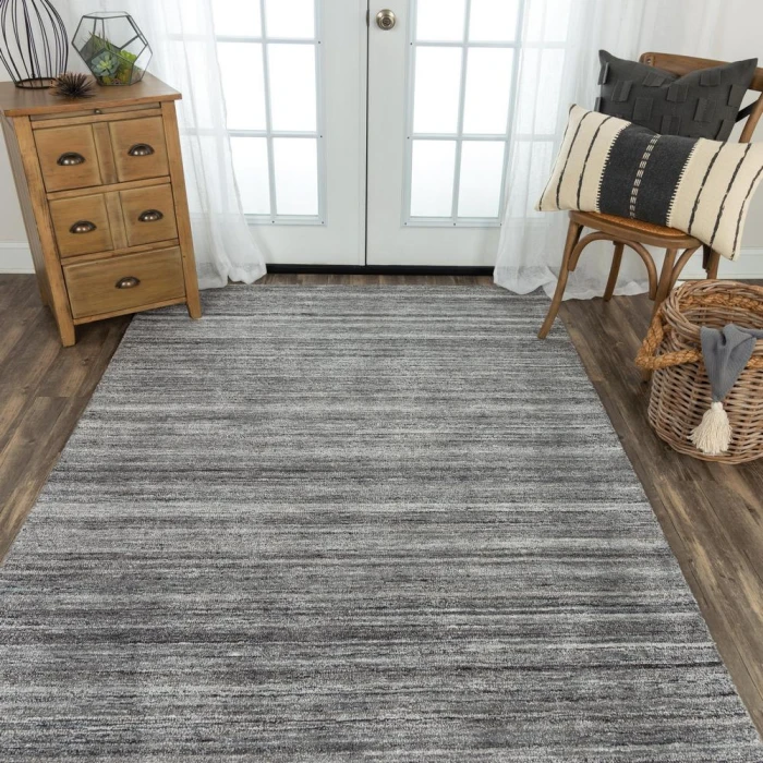 Rizzy Seasand Area Rug SEA103 7'6" x 9'6" Gray