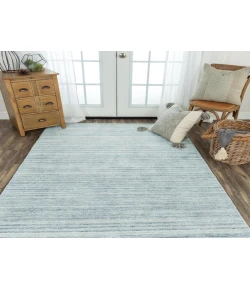 Rizzy Home Seasand SEA105 Teal Area Rug 8 ft. 6 in. X 11 ft. 6 in. Rectangle