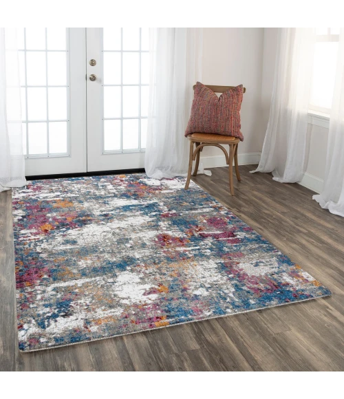 Rizzy Signature Area Rug SGN698 2'6" x 8' Gray/Blue