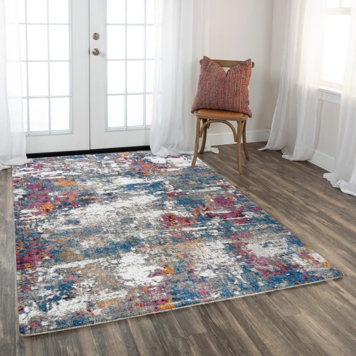 Rizzy Signature Area Rug SGN698 5'2" x 7'9" Gray/Blue