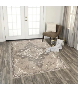 Rizzy Home Serena SNA925 Brown Area Rug 9 ft. X 12 ft. Rectangle