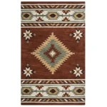 Rizzy Home Southwest SU1822 Navajo Red Area Rug 2 ft. 6 in. X 8 ft. Runner