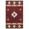 Rizzy Home Southwest SU2009 Red Area Rug 10 ft. Round