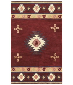 Rizzy Home Southwest SU2009 Red Area Rug 5 ft. X 8 ft. Rectangle