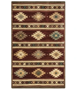 Rizzy Home Southwest SU2012 Red Area Rug 5 ft. X 8 ft. Rectangle