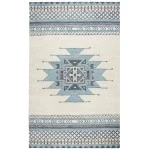Rizzy Home Southwest SU567A Blue / Ivory Area Rug 2 ft. 6 in. X 8 ft. Runner