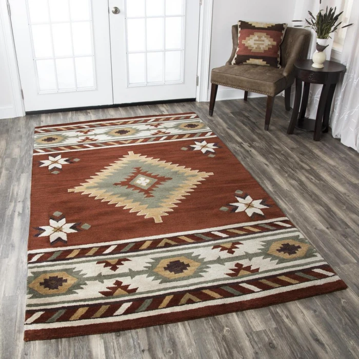 Rizzy Southwest Area Rug SU1822 10' x 14' rust