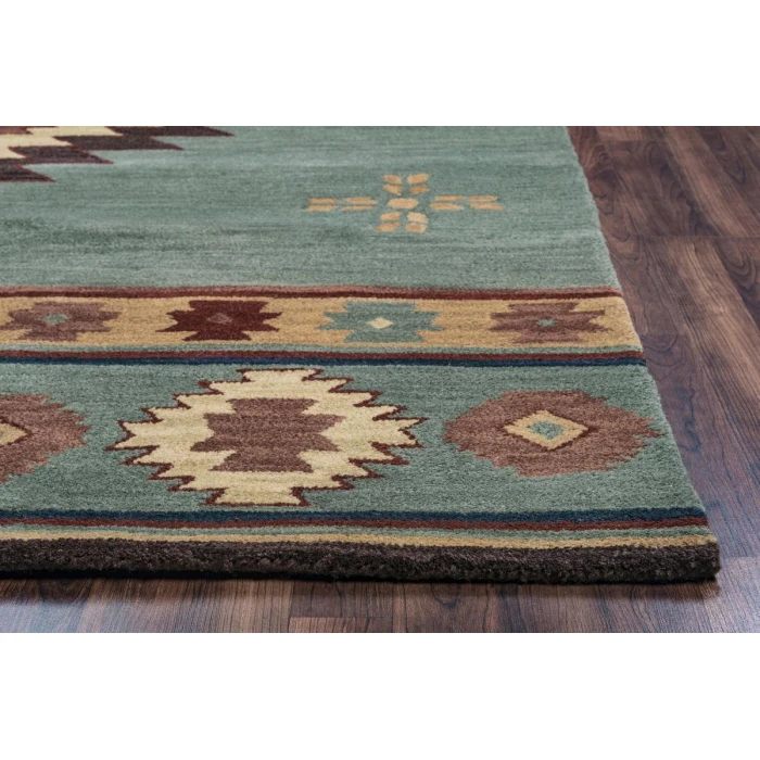 Rizzy Southwest Area Rug SU2008 3' x 5' gray blue