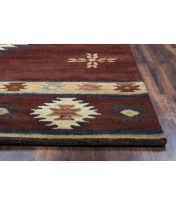 Rizzy Home Southwest SU2009 Red Area Rug 8 ft. X 8 ft. Round