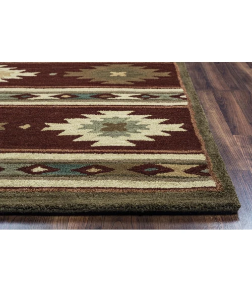 Rizzy Southwest Area Rug SU2012 5' x 8' Burgundy 