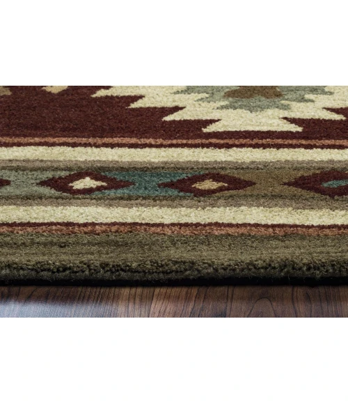Rizzy Southwest Area Rug SU2012 5' x 8' Burgundy 