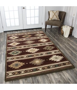 Rizzy Home Southwest SU2012 Red Area Rug 5 ft. X 8 ft. Rectangle