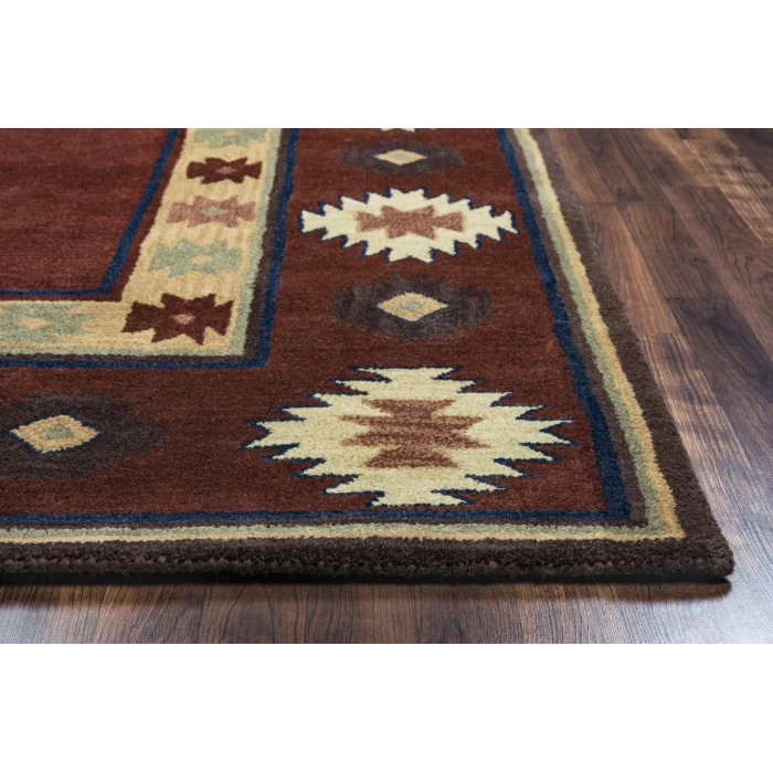 Rizzy Southwest Area Rug SU2014 8' x 10' Burgundy 
