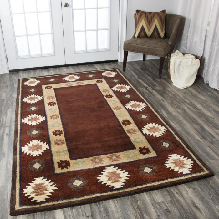 Rizzy Southwest Area Rug SU2014 8' x 10' Burgundy 