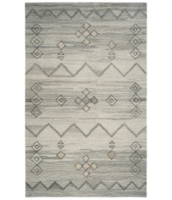 Rizzy Home Suffolk SK358A Gray / Natural Area Rug 9 ft. X 12 ft. Rectangle