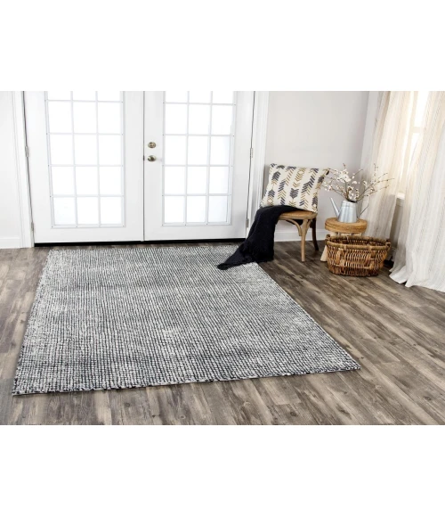 Rizzy Talbot Area Rug TAL102 5' x 8' Black