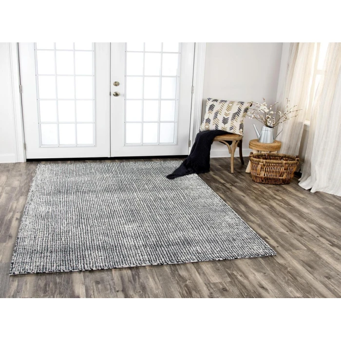 Rizzy Talbot Area Rug TAL102 3' x 5' Black