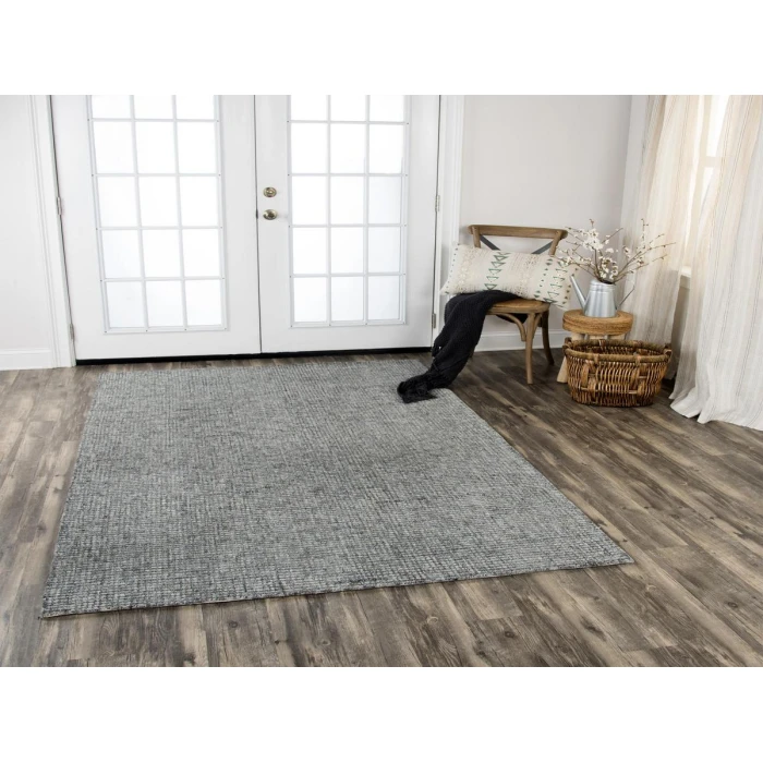 Rizzy Talbot Area Rug TAL106 3' x 5' Dark Gray