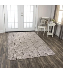 Rizzy Home Taylor TAY865 Gray Area Rug 8 ft. 6 in. X 11 ft. 6 in. Rectangle