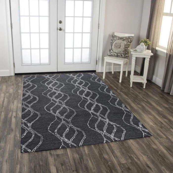 Rizzy Taylor TAY870 Black Area Rug