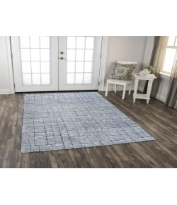 Rizzy Home Taylor TAY873 Blue Area Rug 7 ft. 9 in. X 9 ft. 9 in. Rectangle