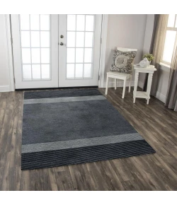 Rizzy Home Taylor TAY887 Gray Area Rug 8 ft. 6 in. X 11 ft. 6 in. Rectangle