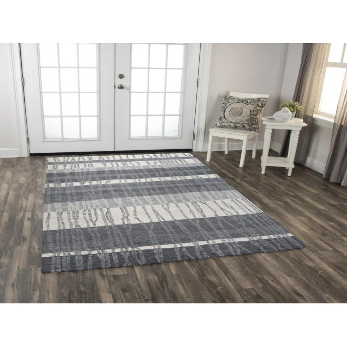 Rizzy Taylor TAY890 Gray Area Rug