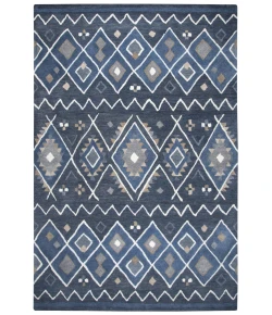 Rizzy Home Tumble Weed Loft TL647A Indigo / Natural Area Rug 3 ft. X 5 ft. Rectangle