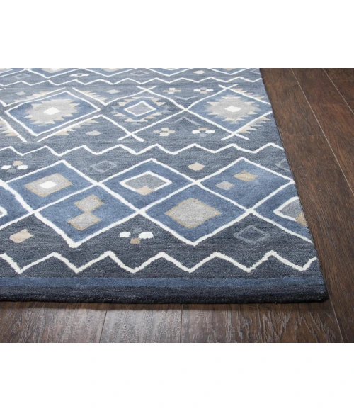 Rizzy Tumble Weed Loft Area Rug TL647A 3' x 5' Indigo