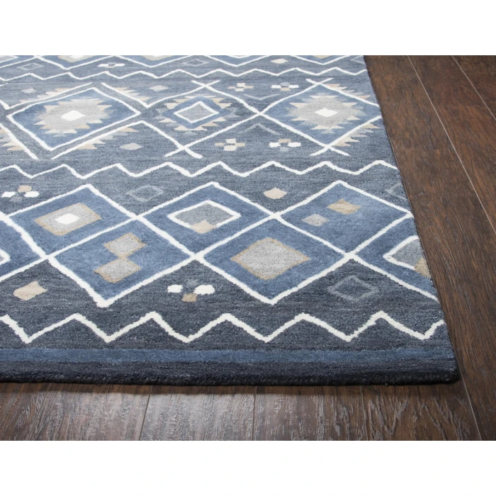 Rizzy Tumble Weed Loft Area Rug TL647A 8' x 10' Indigo