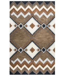 Rizzy Home Tumble Weed Loft TL9147 Brown Area Rug 9 ft. X 12 ft. Rectangle