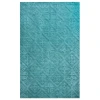 Rizzy Home Technique TC8272 Teal / Blue Area Rug 8 ft. X 10 ft. Rectangle