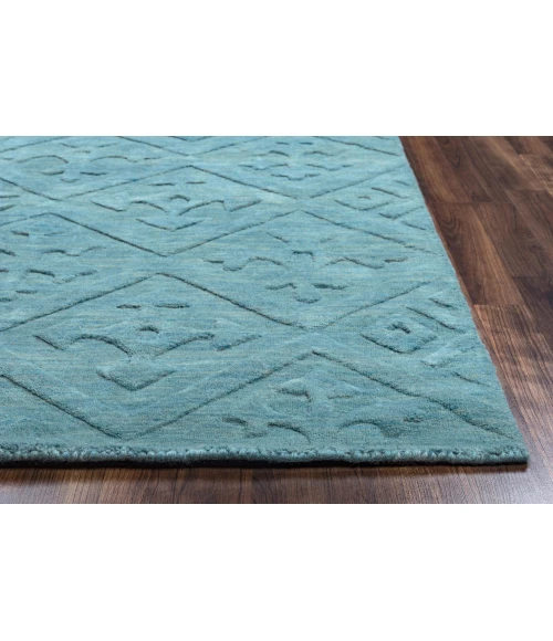 Rizzy Technique Area Rug TC8272 8' x 10' Blue / Aqua