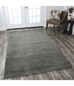 Rizzy Home Technique TC8574 Gray Area Rug 9 ft. X 12 ft. Rectangle