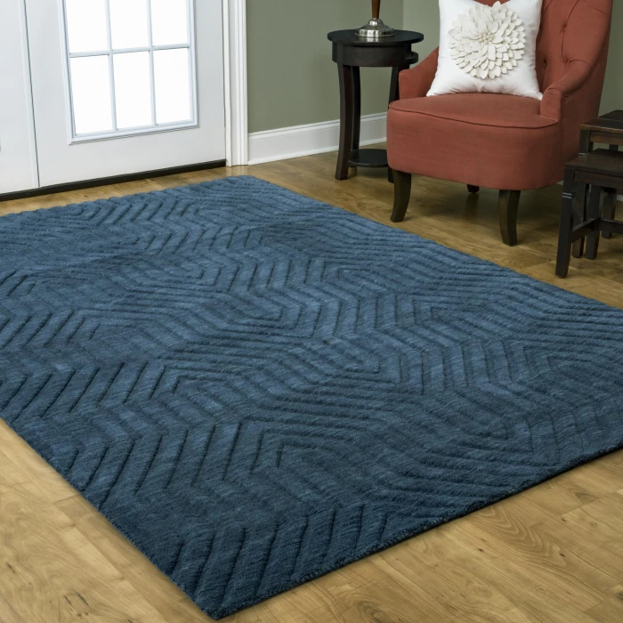 Rizzy Technique Area Rug TC8576 9' x 12' Navy